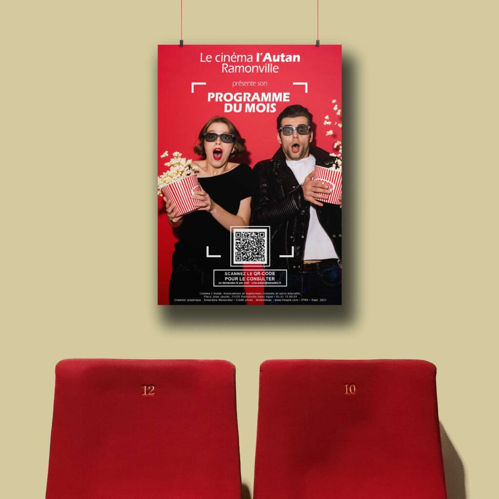 affiche promotionnelle d'un cinéma